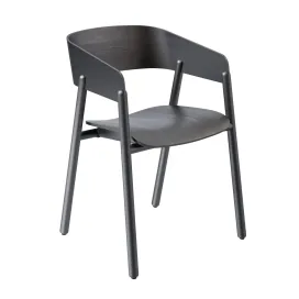 Mava Wooden Chair Gray by Punt